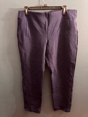 Chico's Navy Blue Pull-On Knit Pants